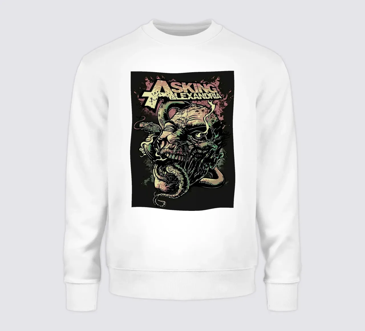 Groupe Asking Alexandria sweat de vanhesling