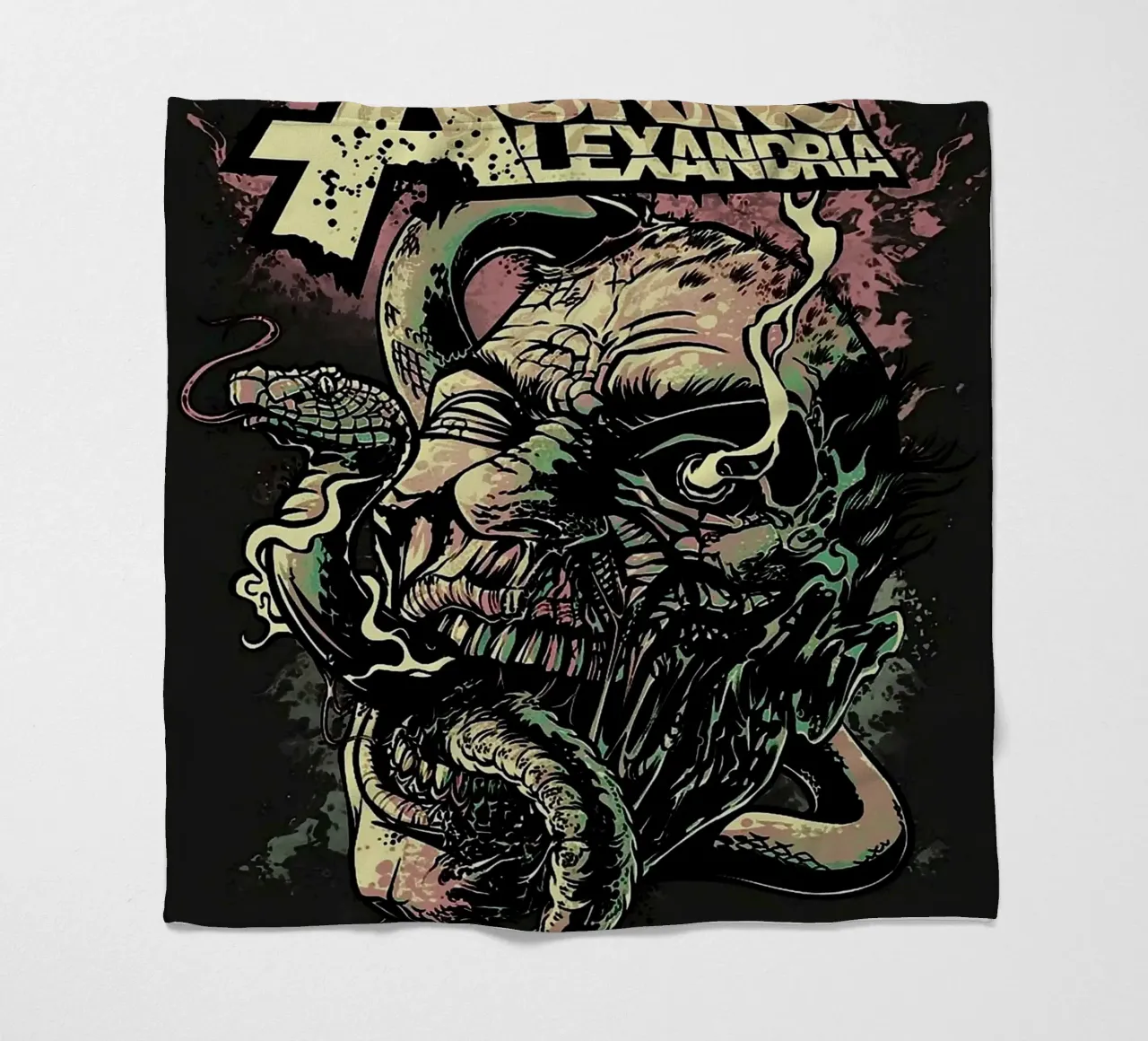 Asking Alexandria band fleece blanket by vanhesling