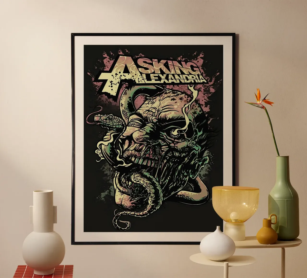 Groupe Asking Alexandria hahnemühle de vanhesling