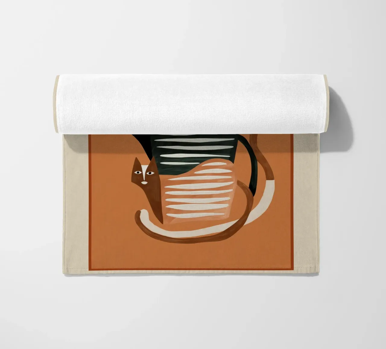 Stacked Abstract Cats telo mare da cityart
