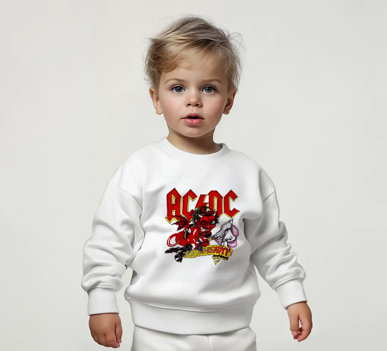 Gruppo AC/DC felpa neonato da vanhesling