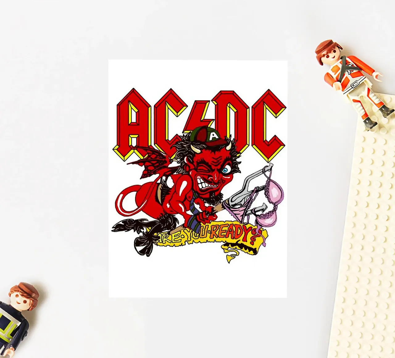 Groupe AC/DC autocollant de vanhesling