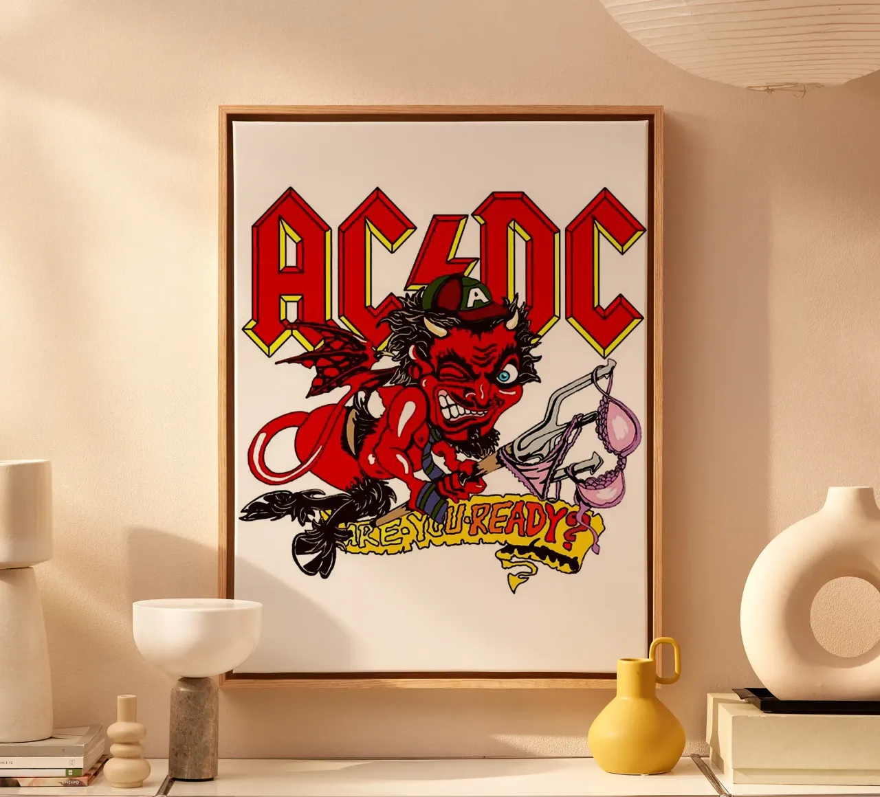 AC/DC band canvas by vanhesling
