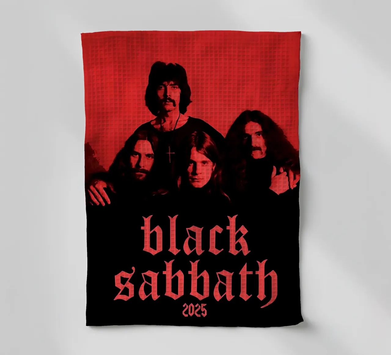 Groupe Black Sabbath torchon de vanhesling