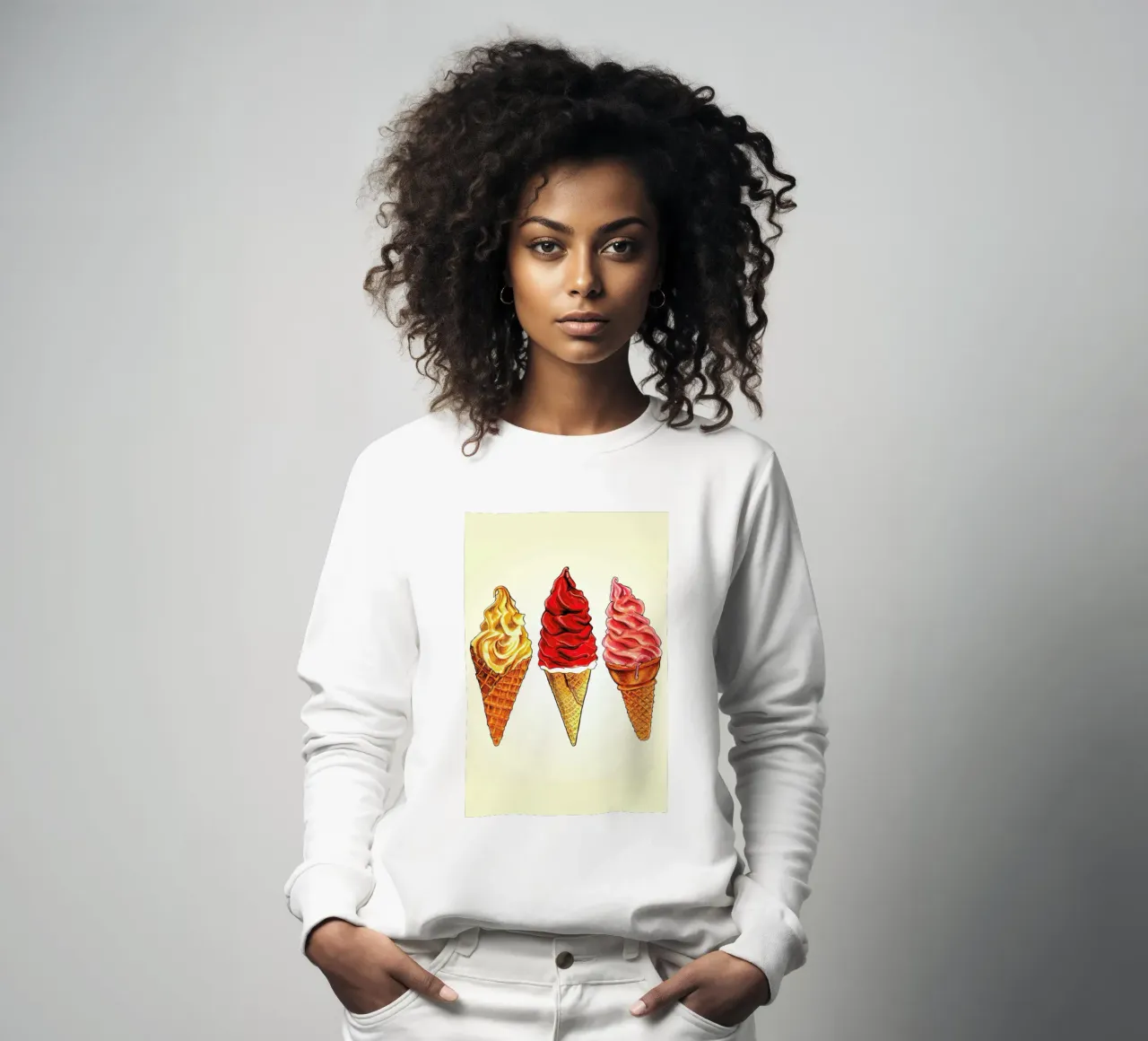 Soft Serve sweatshirt van Kelly Gilleran