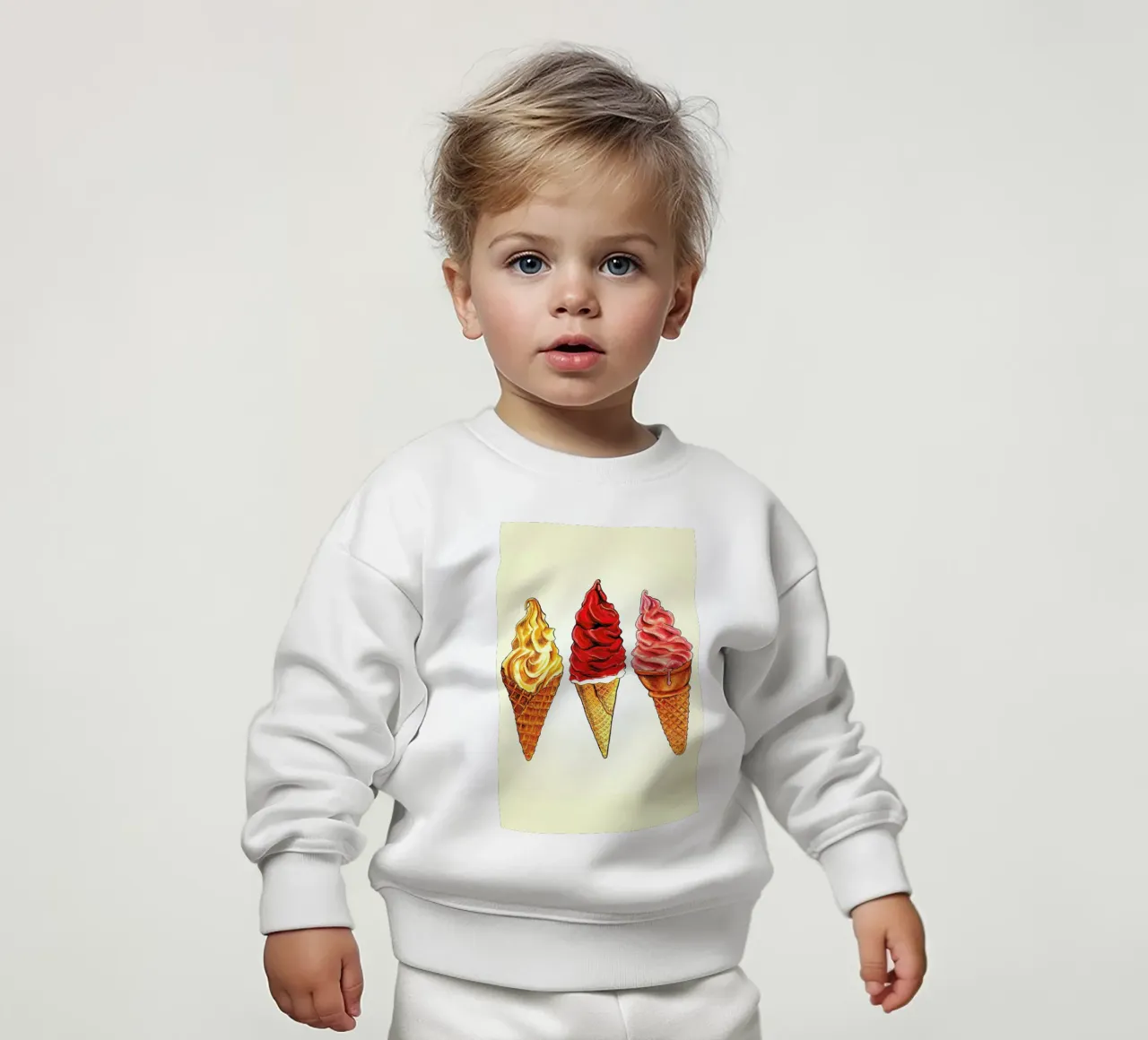 Soft Serve felpa neonato da Kelly Gilleran