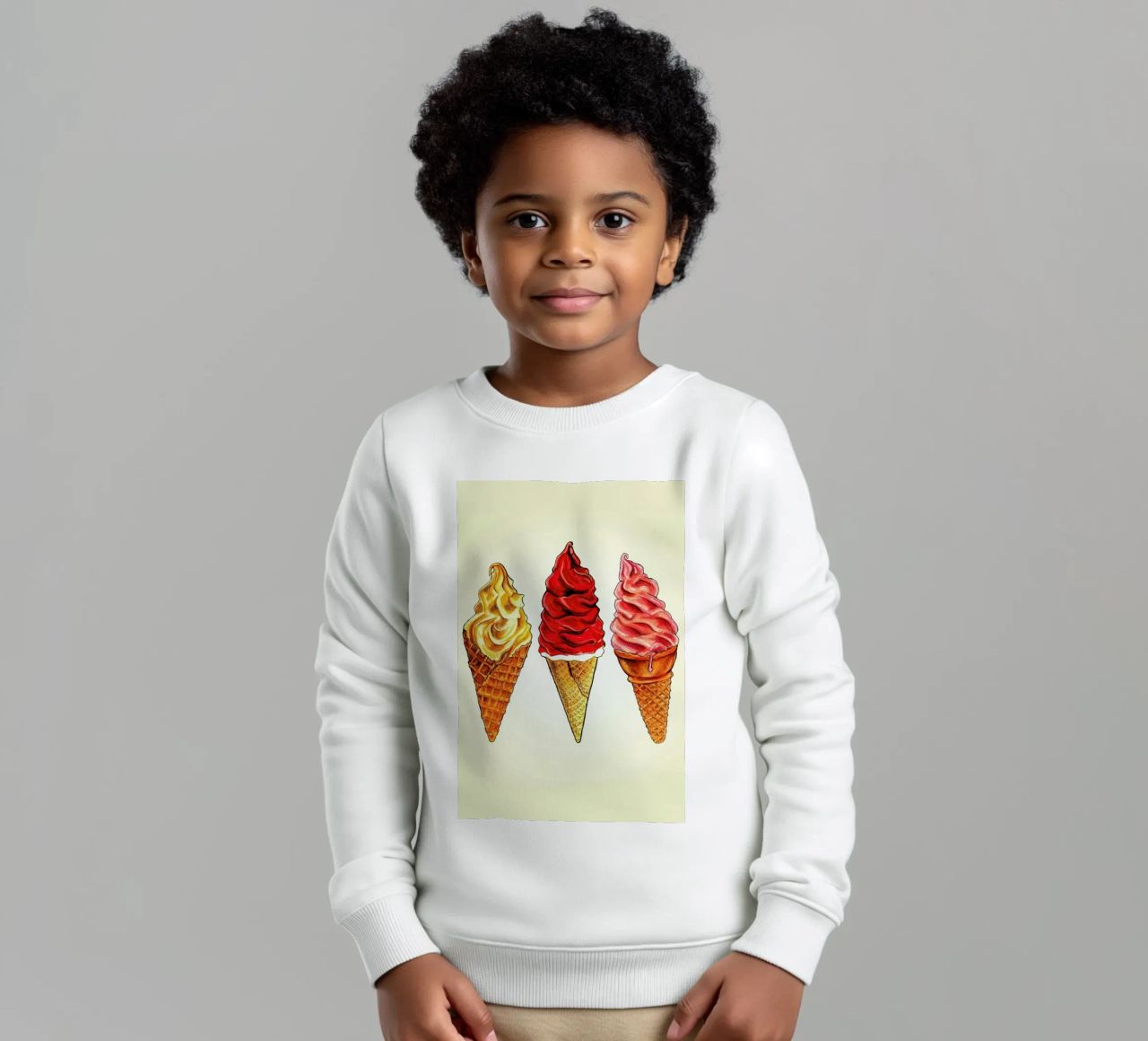 Soft Serve felpa bambino da Kelly Gilleran