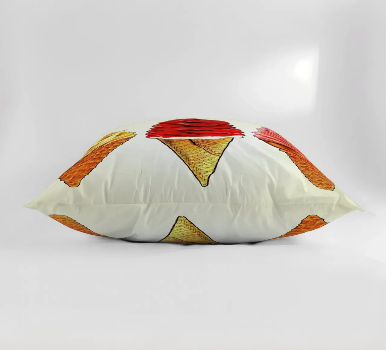 Soft Serve decorative cushion by Kelly Gilleran