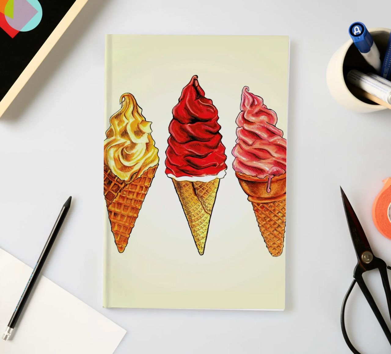 Soft Serve notebook by Kelly Gilleran
