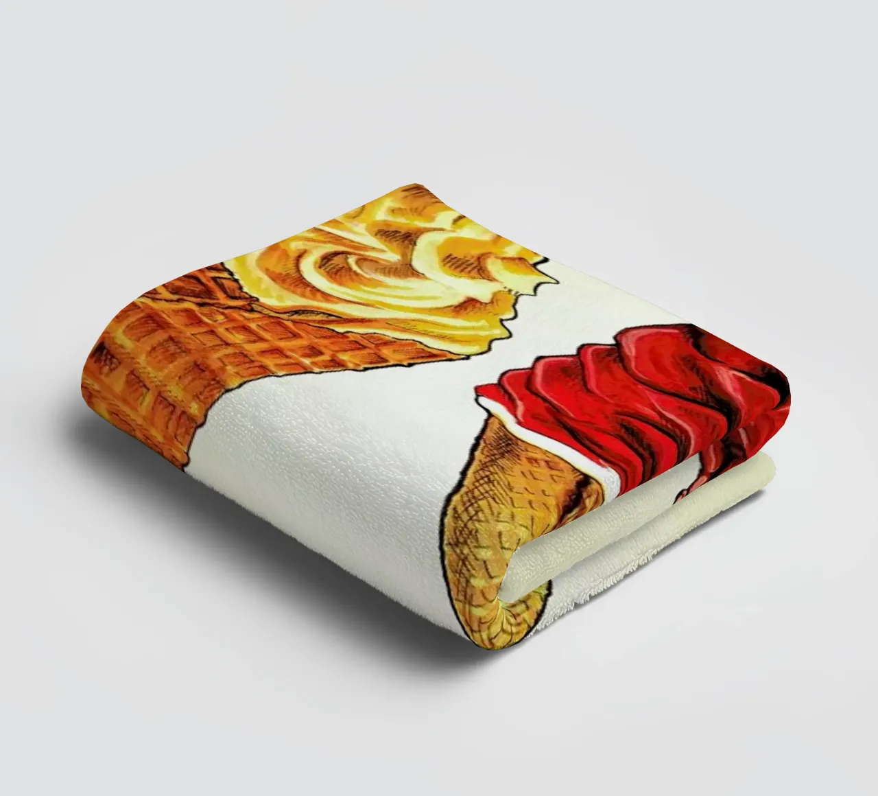 Soft Serve toalla de baño de Kelly Gilleran