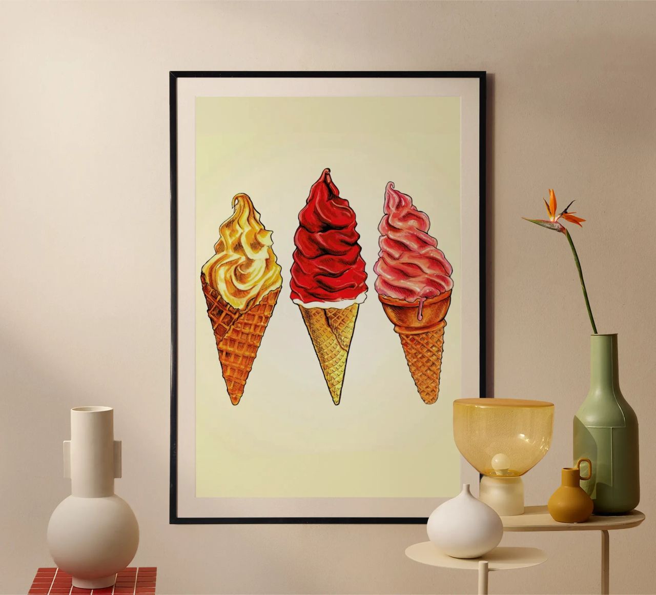 Soft Serve poster by Kelly Gilleran