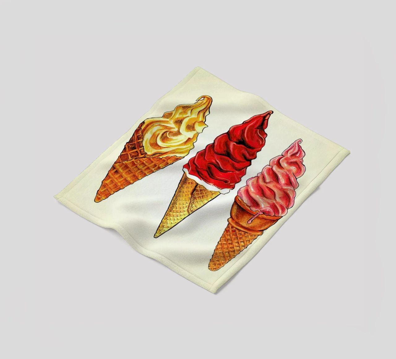Soft Serve coperta in pile da Kelly Gilleran