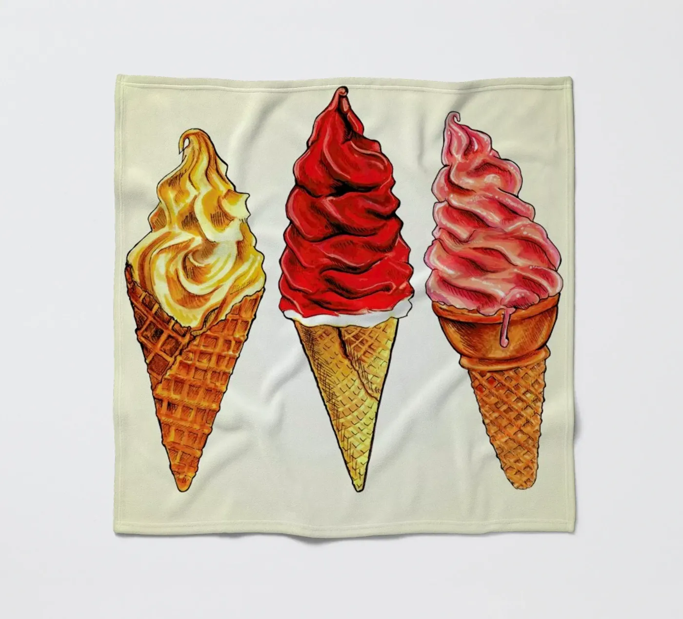 Soft Serve Fleecedecke von Kelly Gilleran