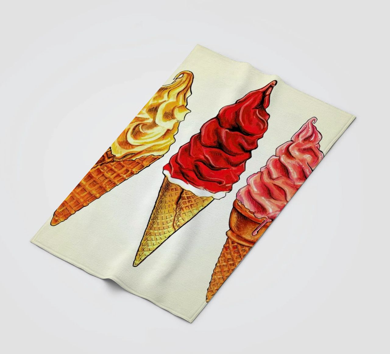 Soft Serve coperta in pile da Kelly Gilleran