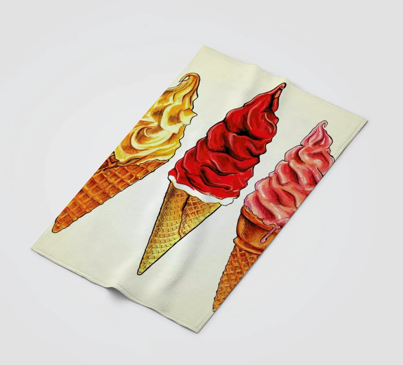 Soft Serve Fleecedecke von Kelly Gilleran