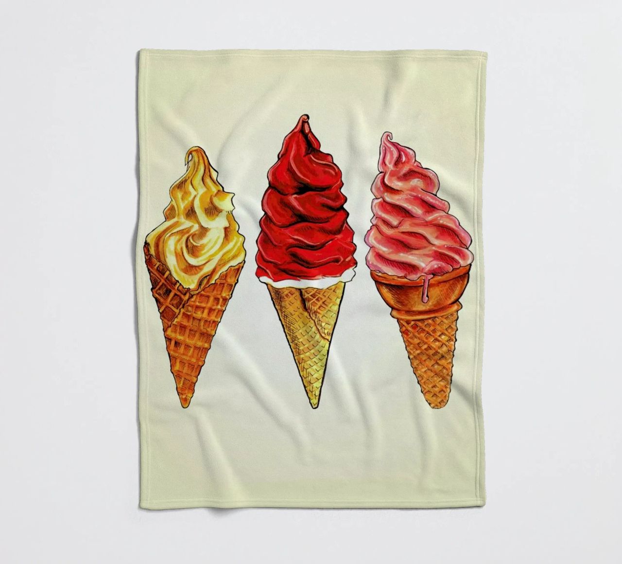 Soft Serve coperta in pile da Kelly Gilleran
