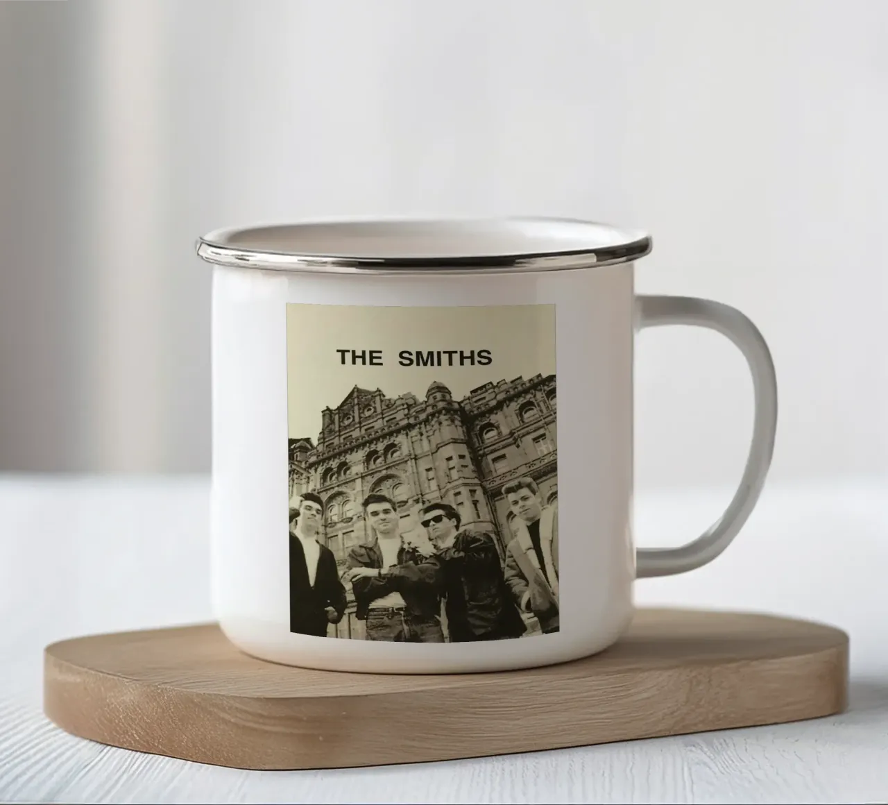 le groupe smith mug en émail de vanhesling