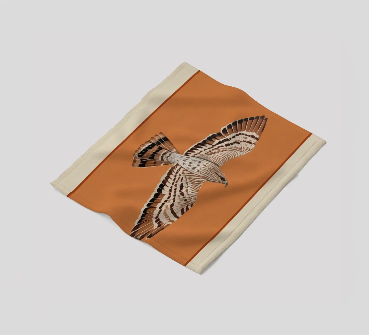Hawk in Still Flight coperta in pile da cityart