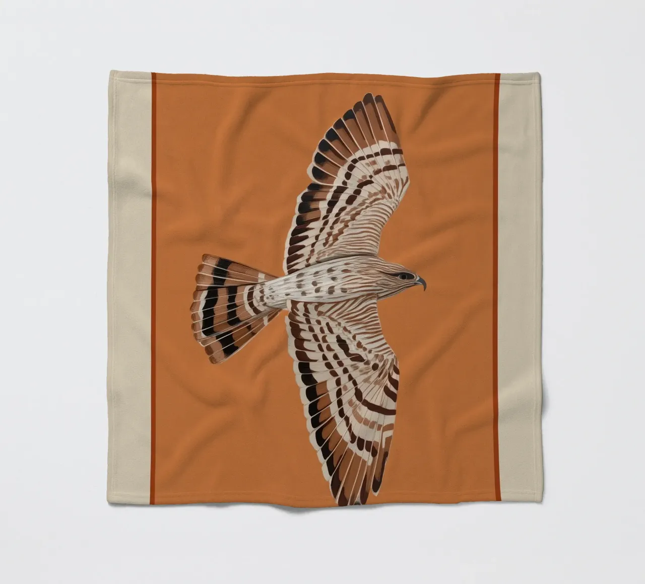 Hawk in Still Flight coperta in pile da cityart