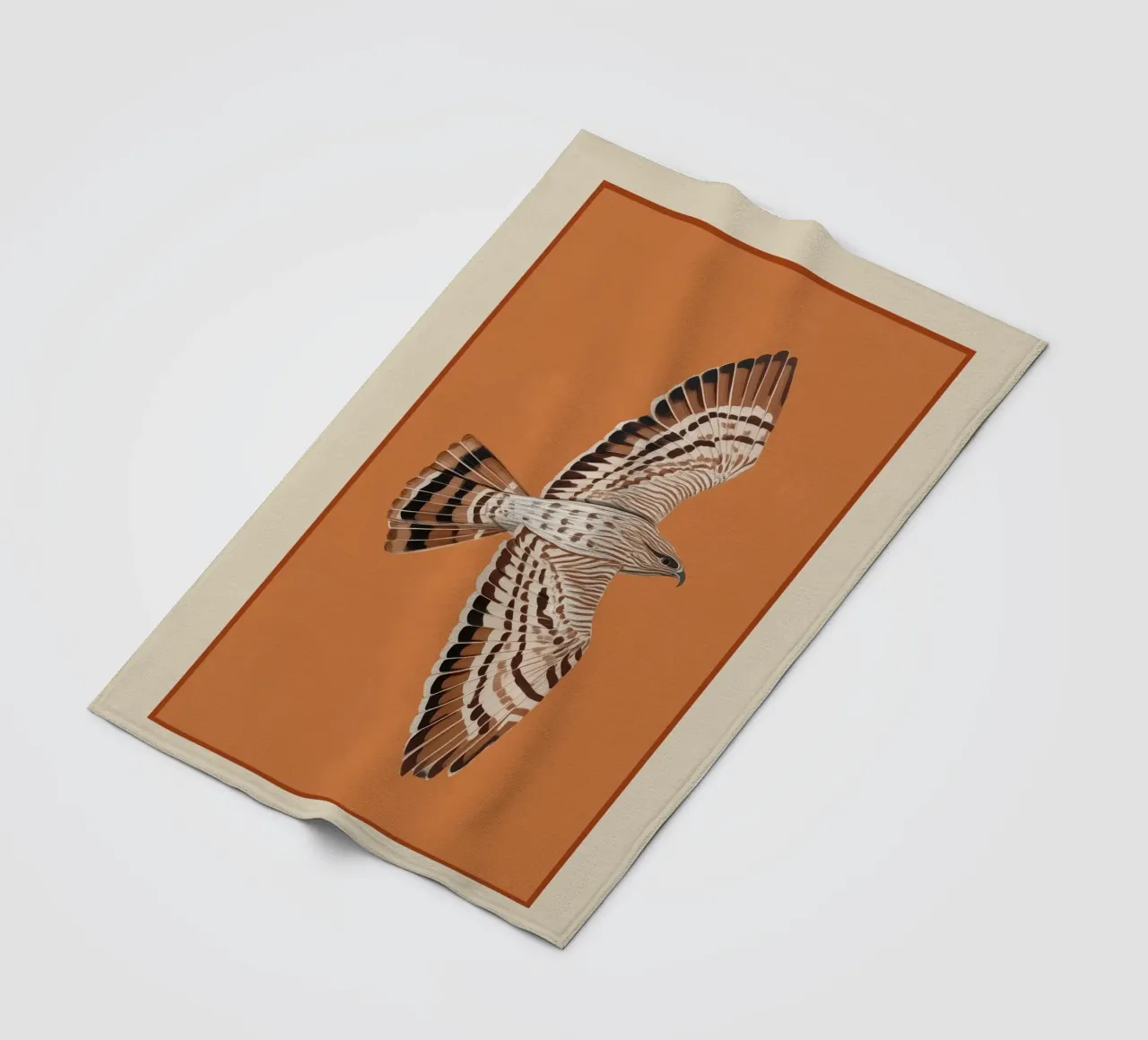 Hawk in Still Flight coperta in pile da cityart
