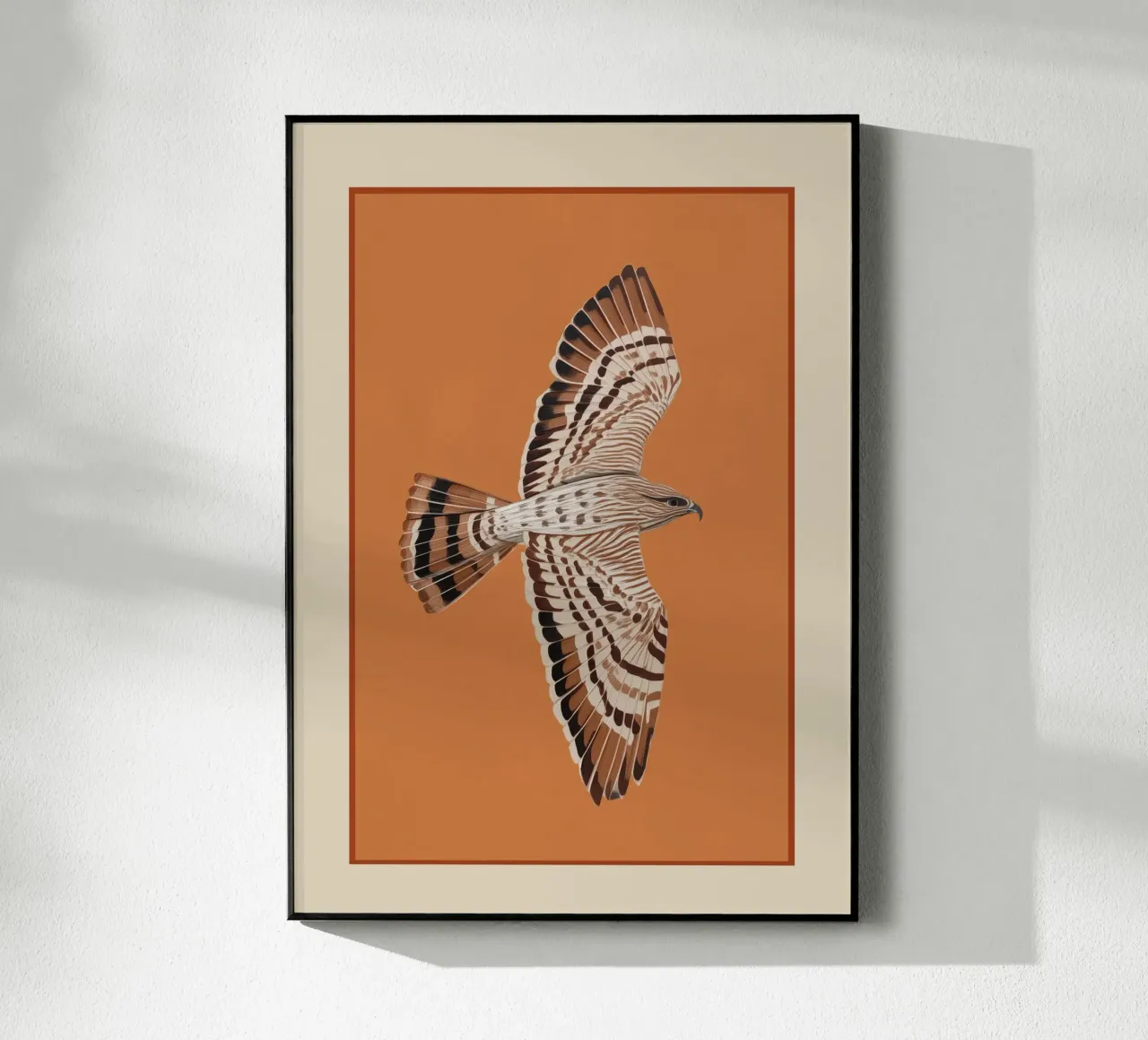 Hawk in Still Flight metacrilato de cityart