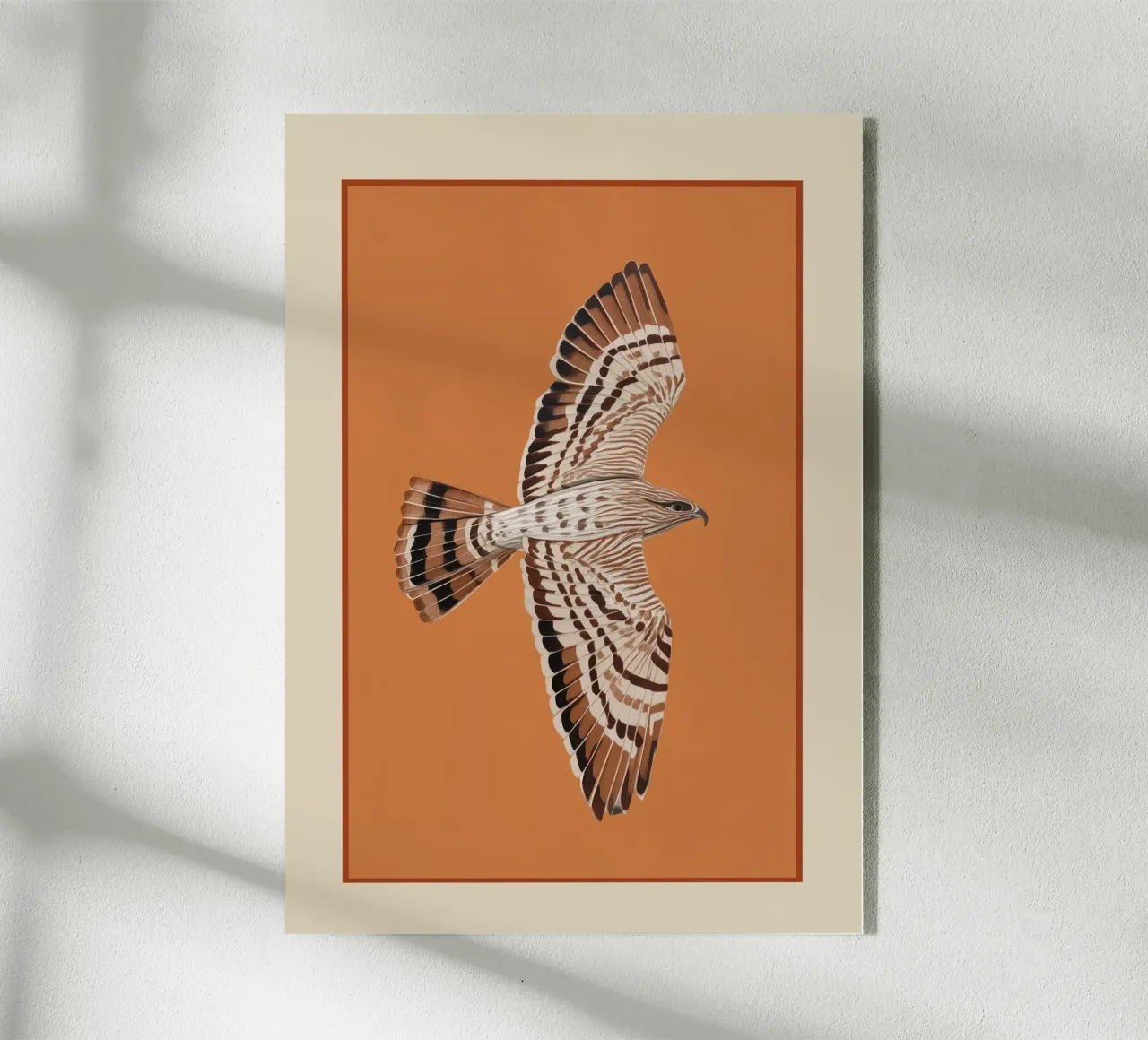 Hawk in Still Flight metacrilato de cityart