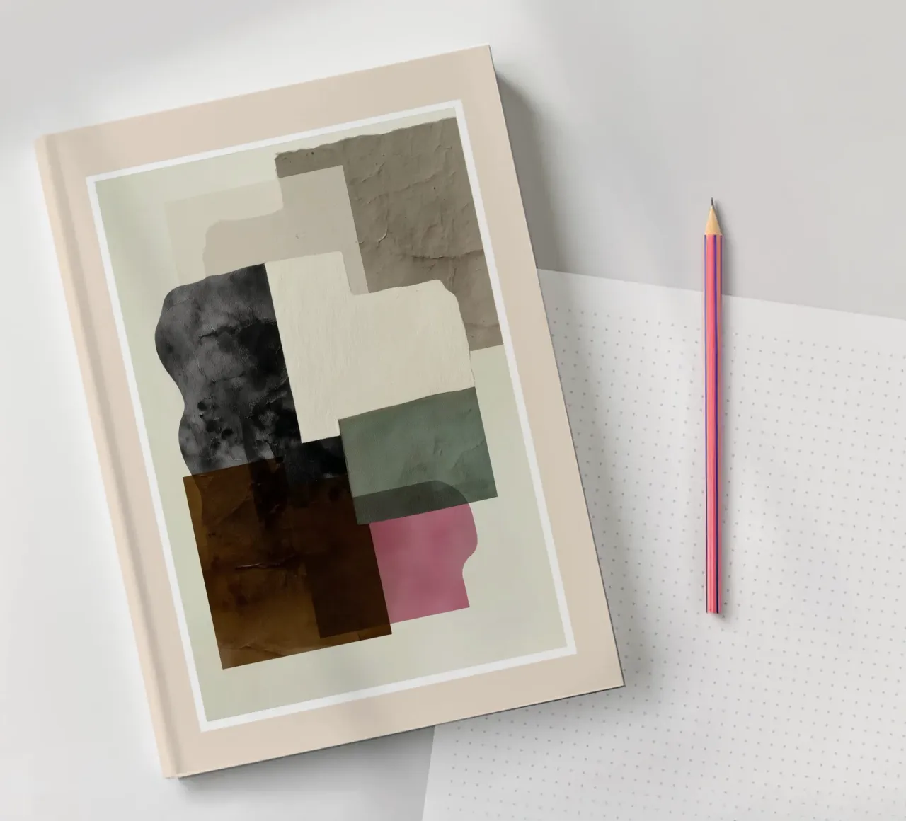 Soft Geometry I notebook by cityart