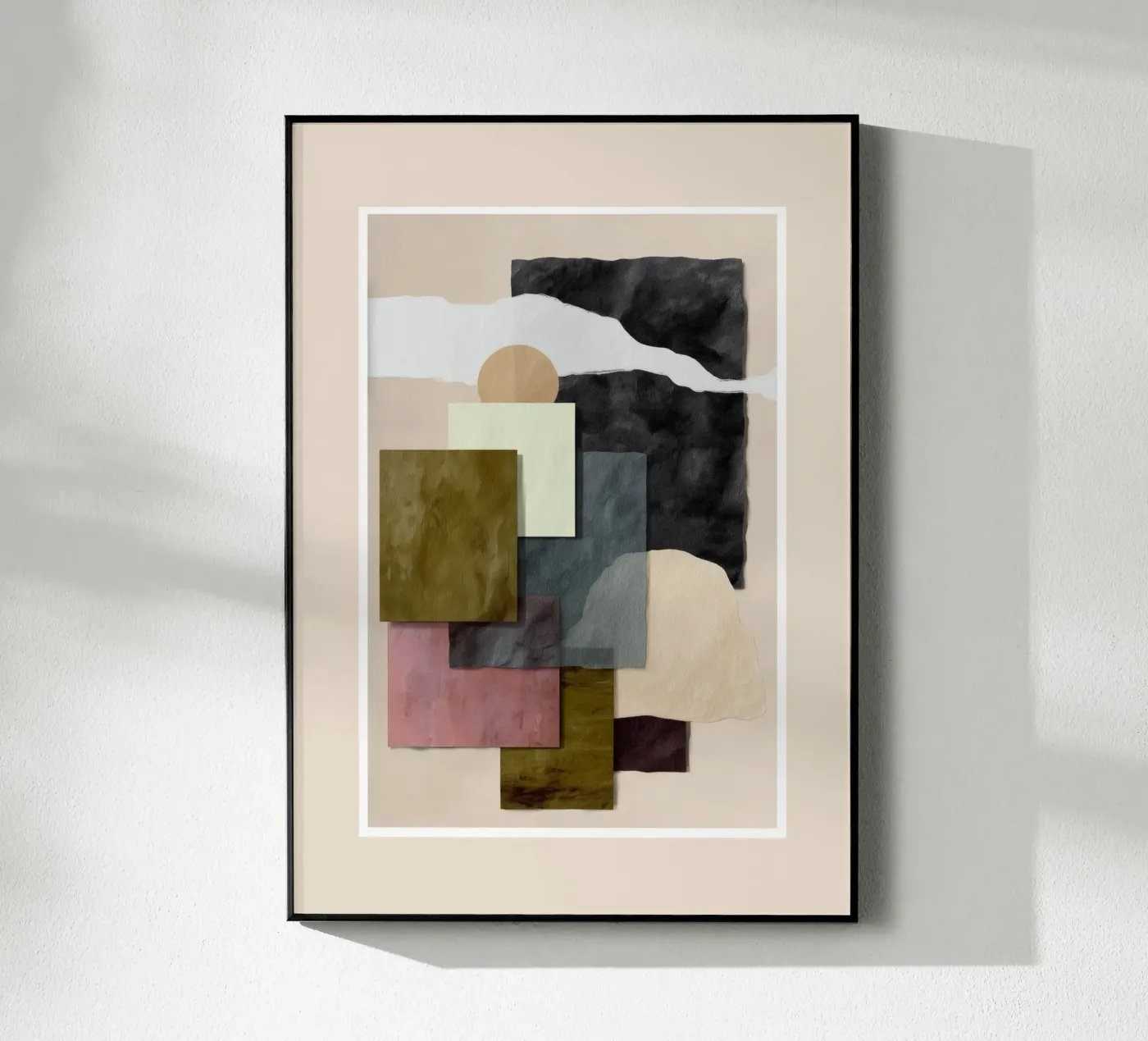 Soft Geometry II Acryl-Glas von cityart