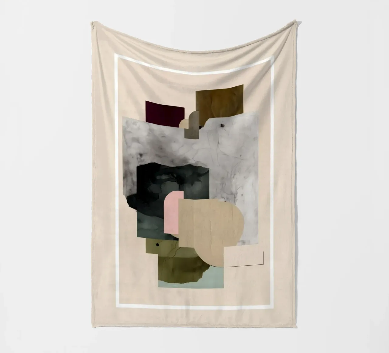 Soft Geometry III coperta in pile da cityart
