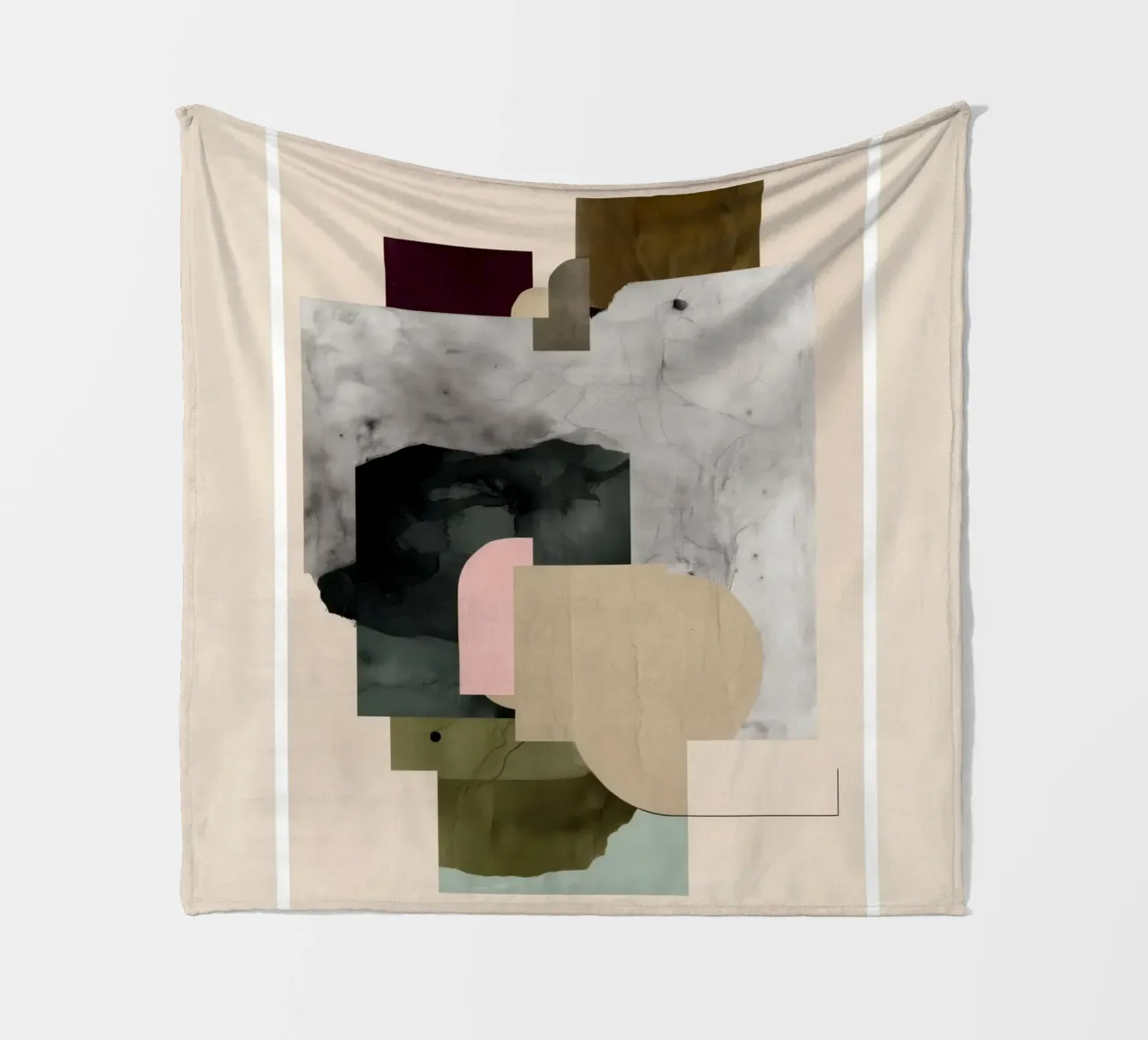 Soft Geometry III coperta in pile da cityart