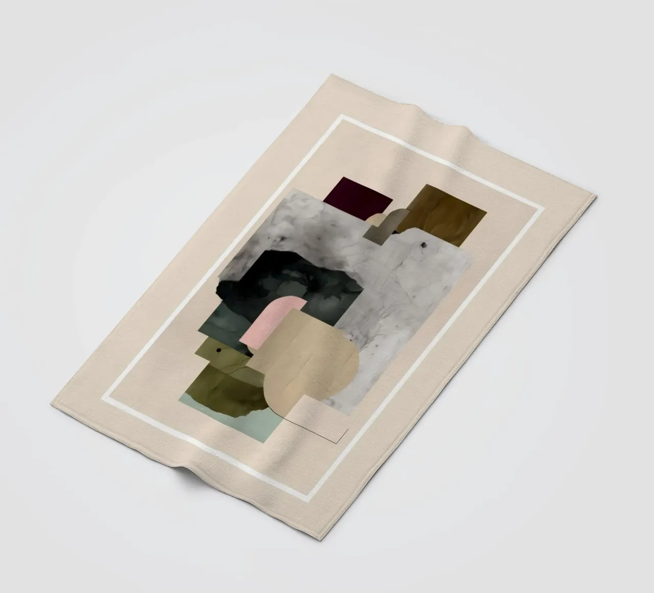 Soft Geometry III coperta in pile da cityart