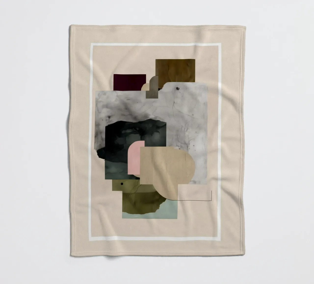 Soft Geometry III coperta in pile da cityart