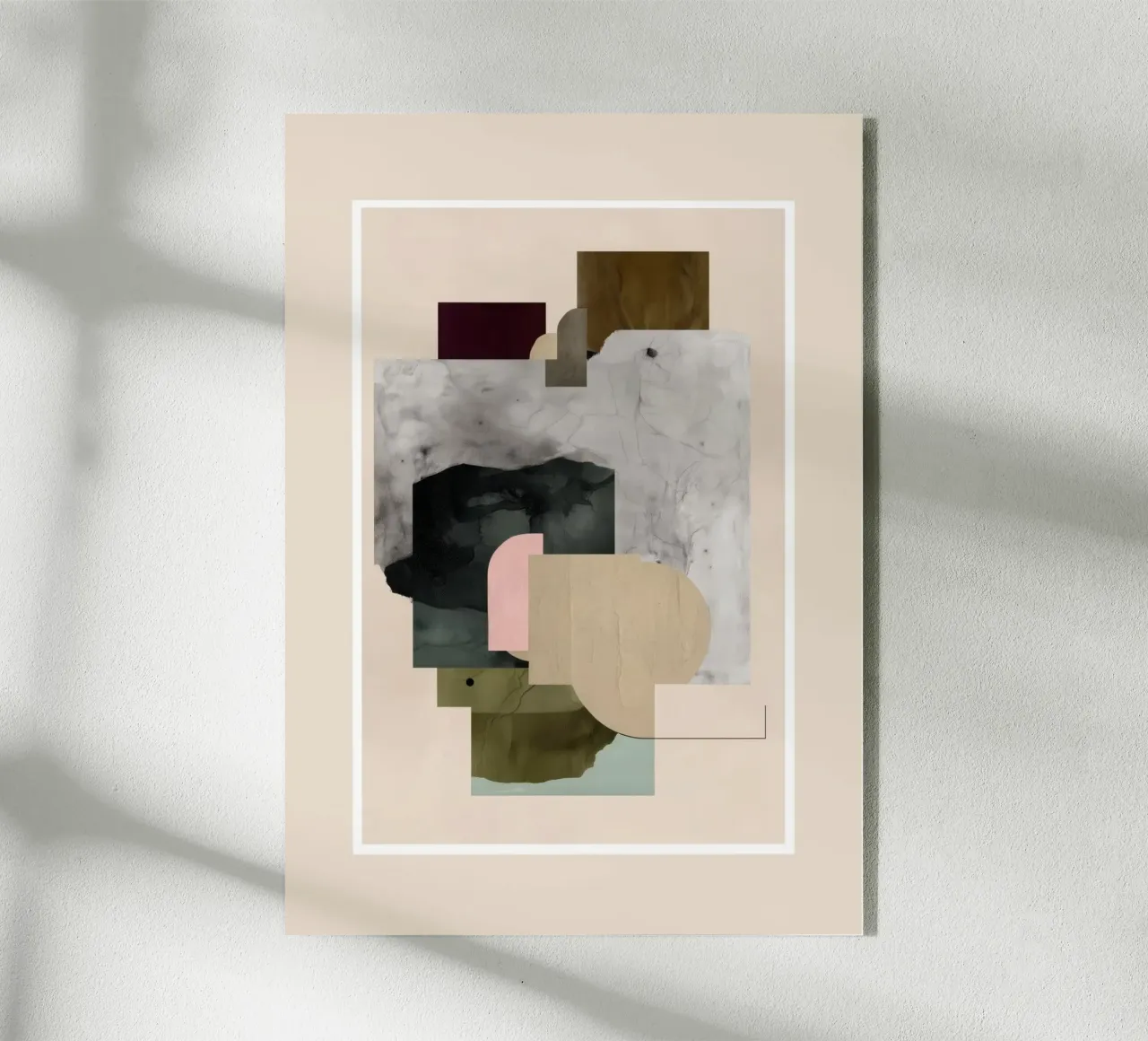 Soft Geometry III acryl van cityart