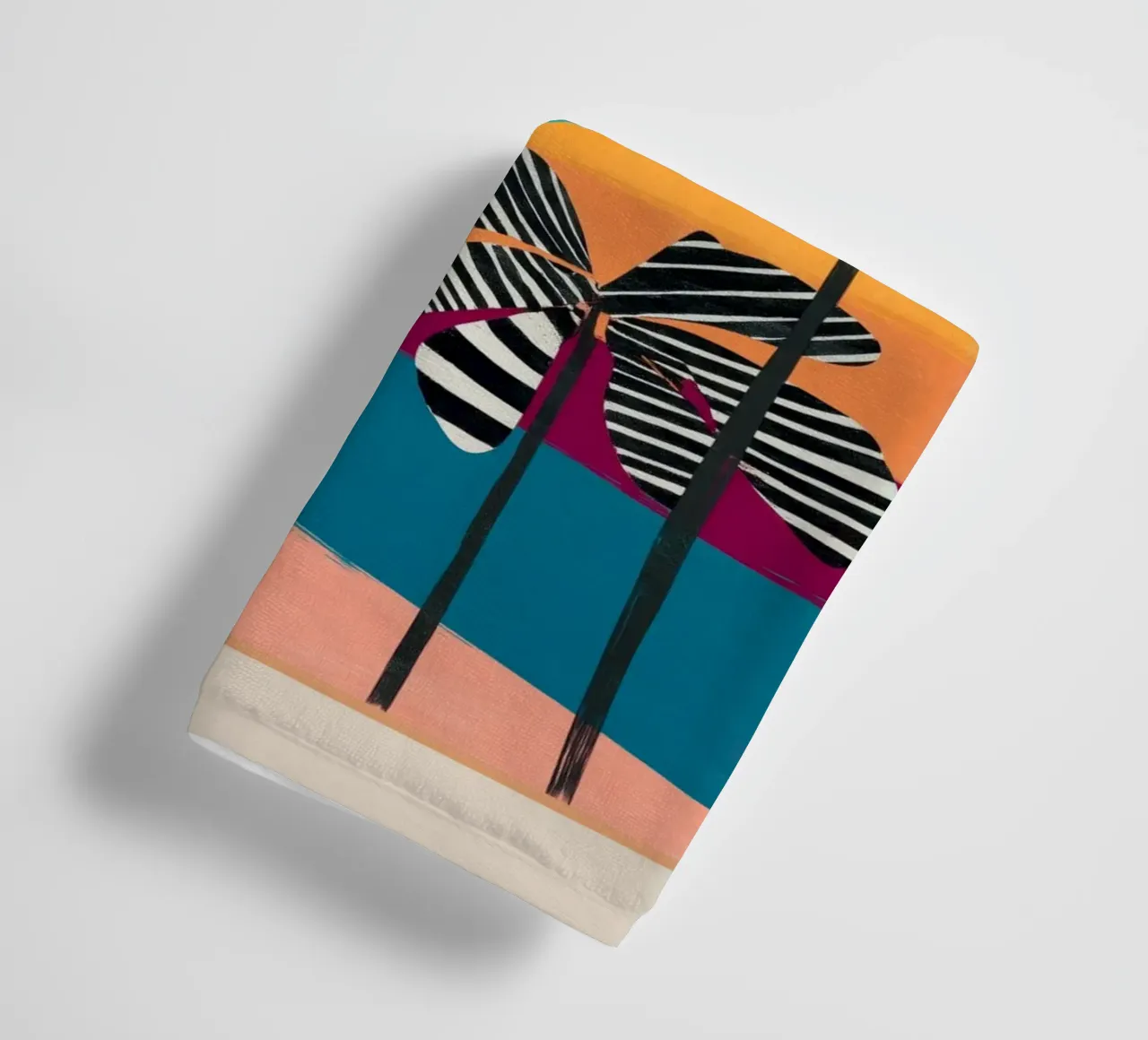 Tropical Sunset Palms I asciugamano da bagno da cityart