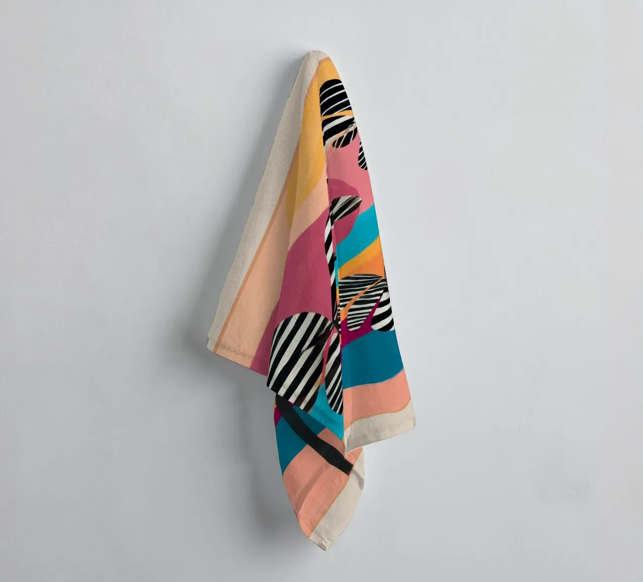 Tropical Sunset Palms I asciugamano da bagno da cityart