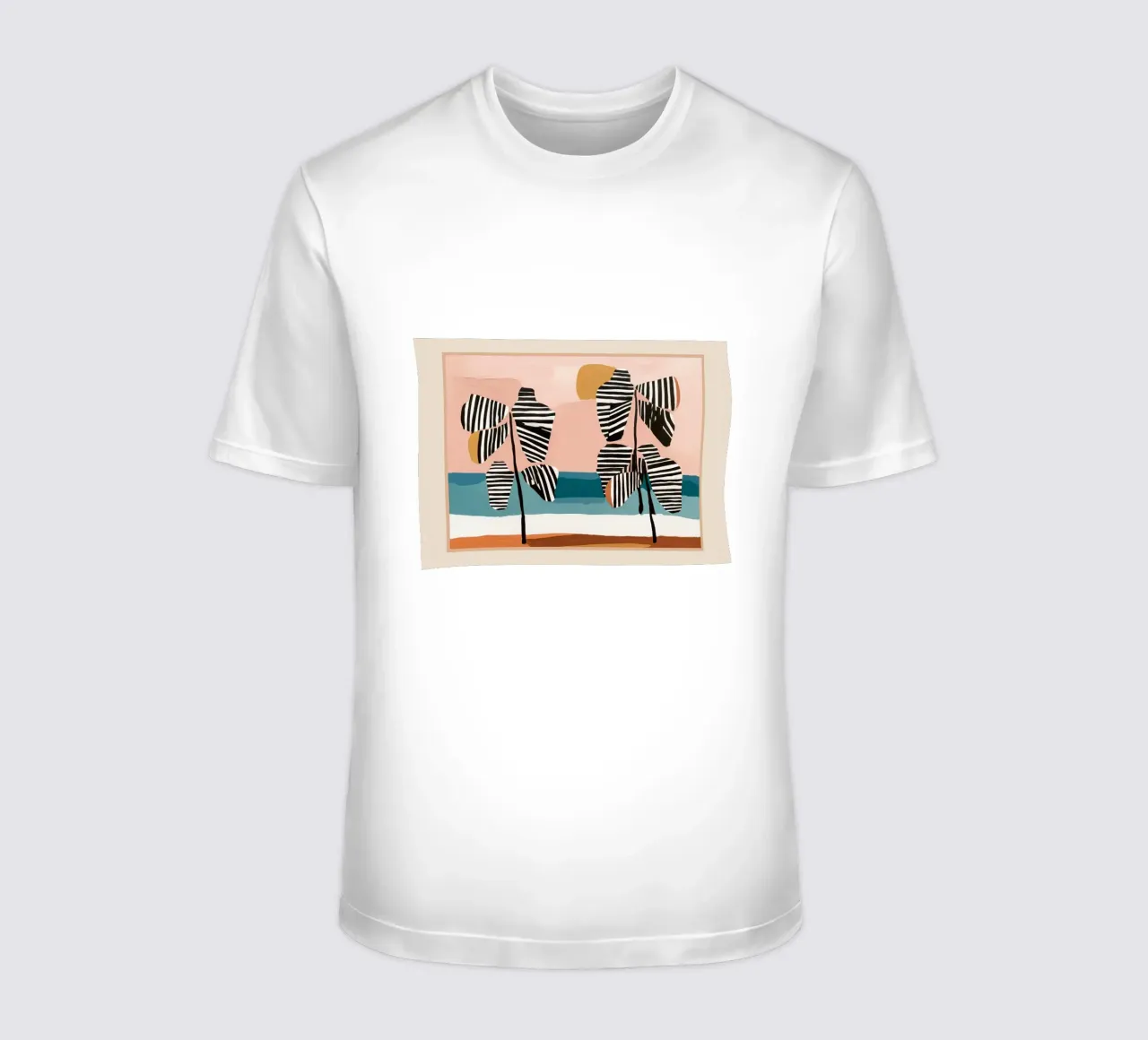 Tropical Sunset Palms II t-shirt da cityart