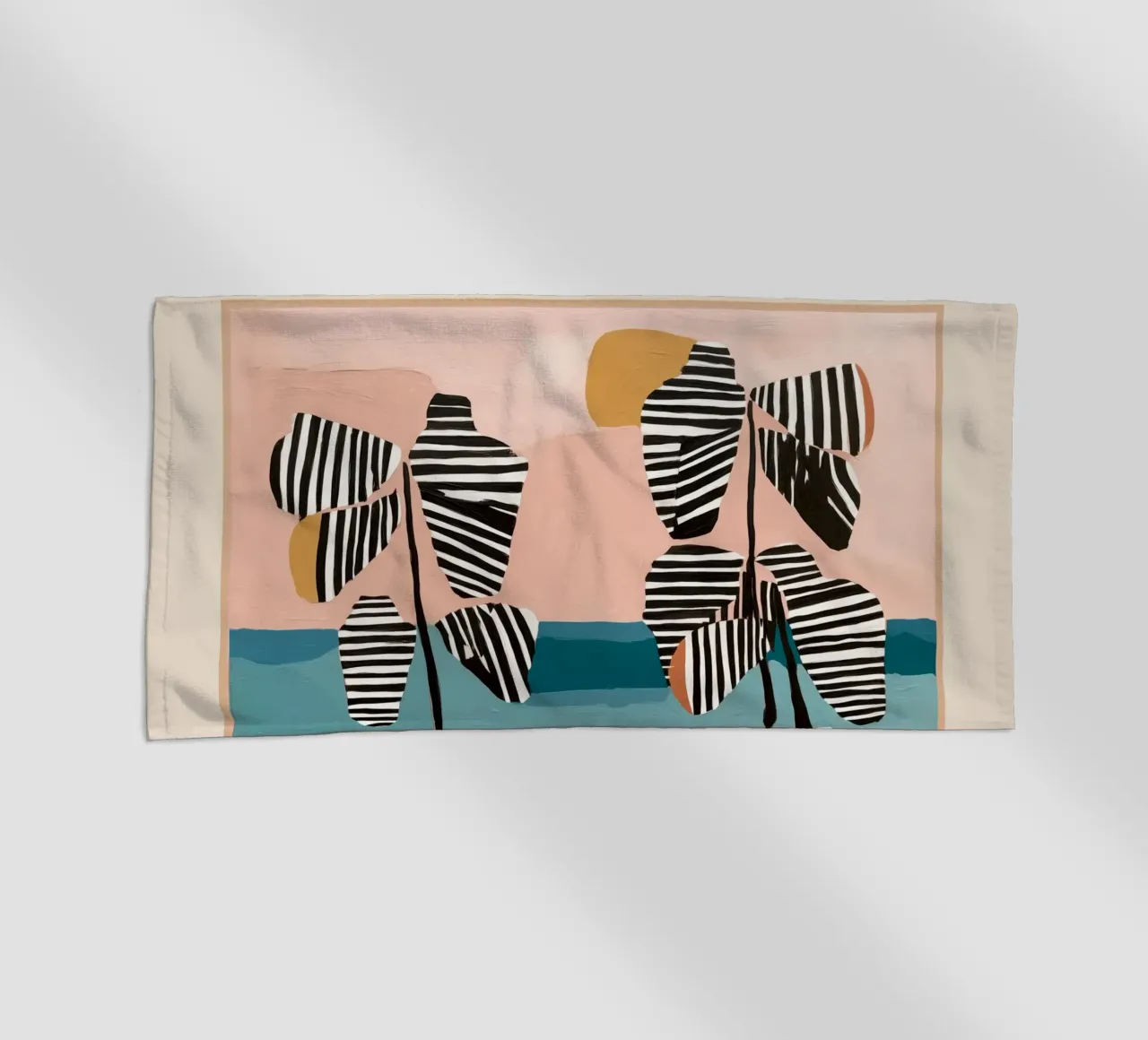 Tropical Sunset Palms II telo mare da cityart