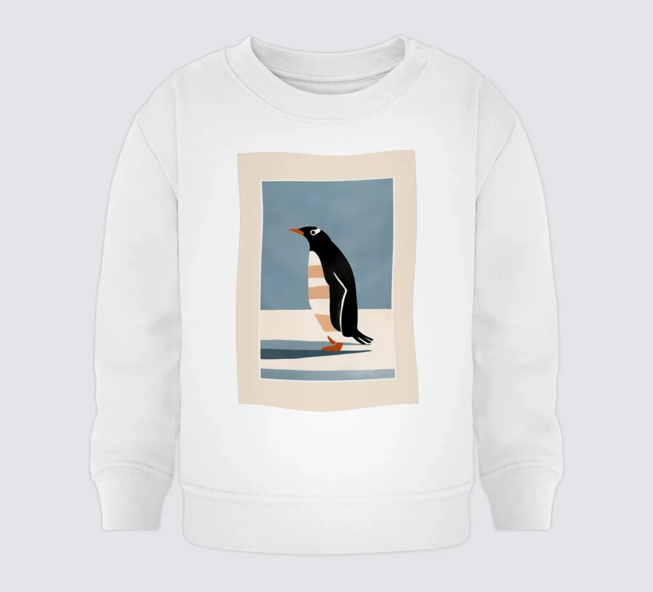 Penguin on Ice felpa neonato da cityart