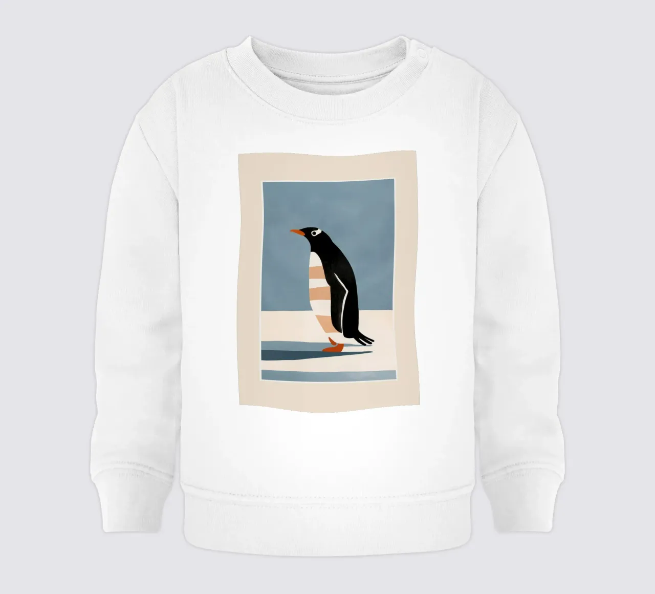 Penguin on Ice felpa neonato da cityart