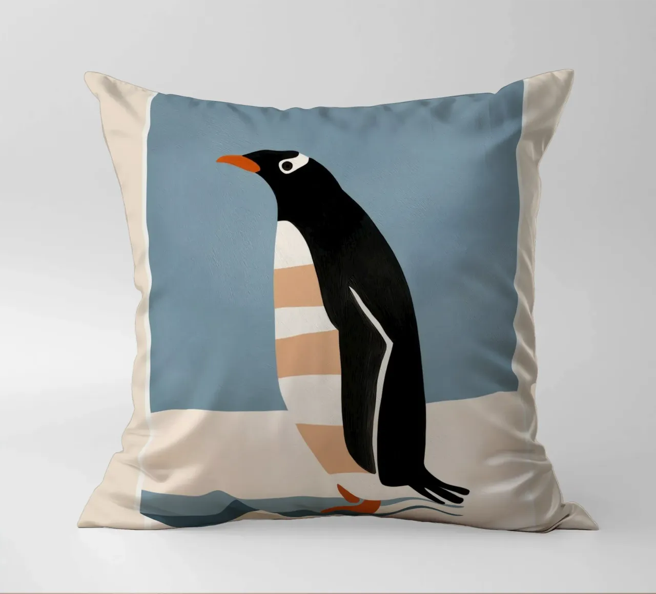 Penguin on Ice cuscino da cityart