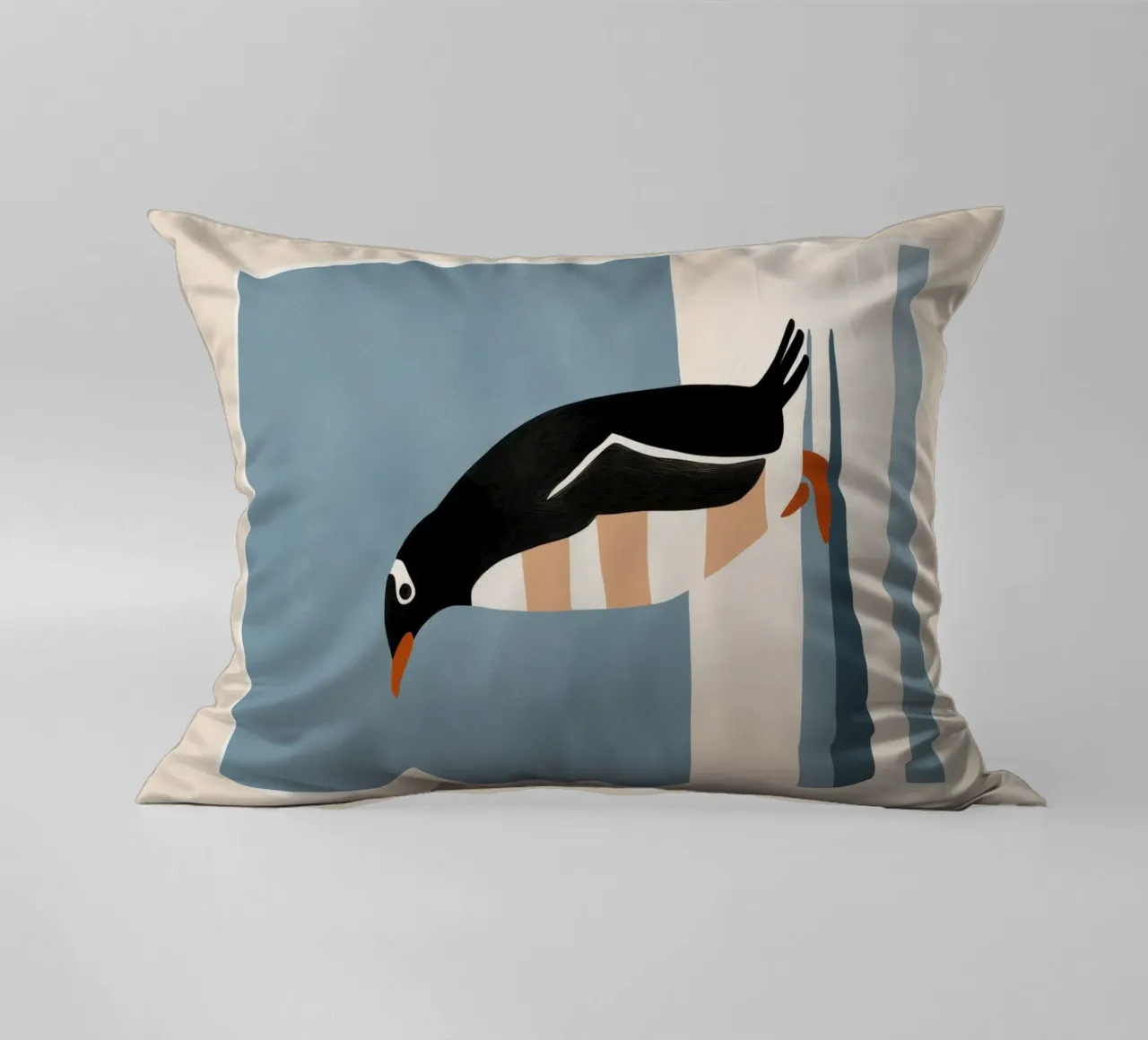 Penguin on Ice cuscino da cityart