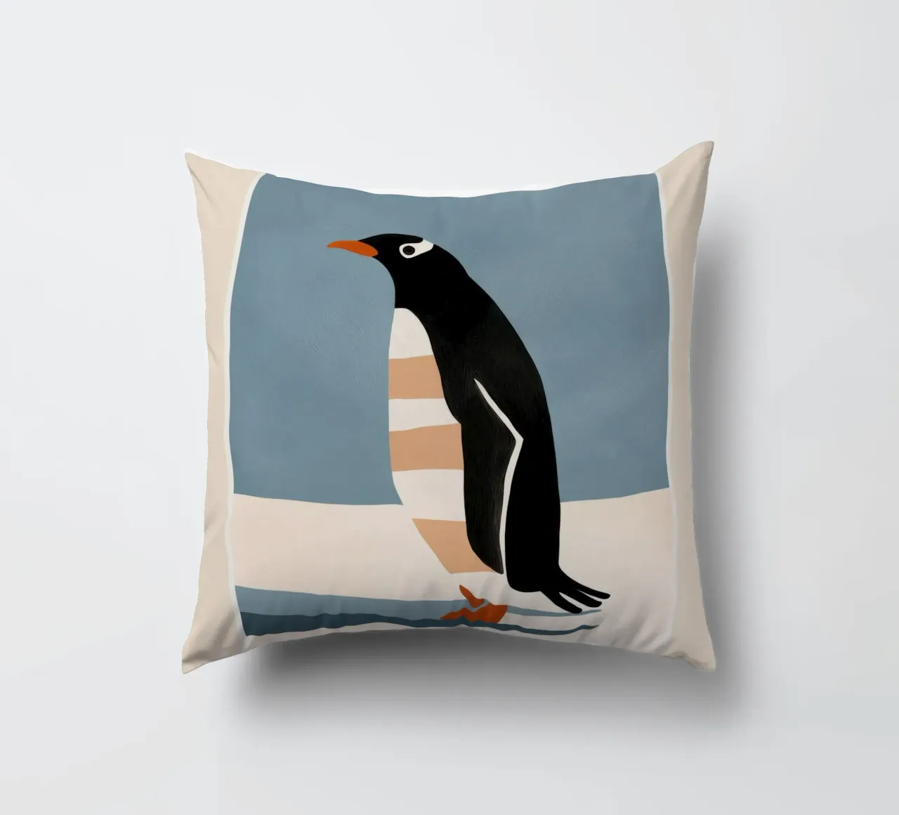 Penguin on Ice cuscino da cityart