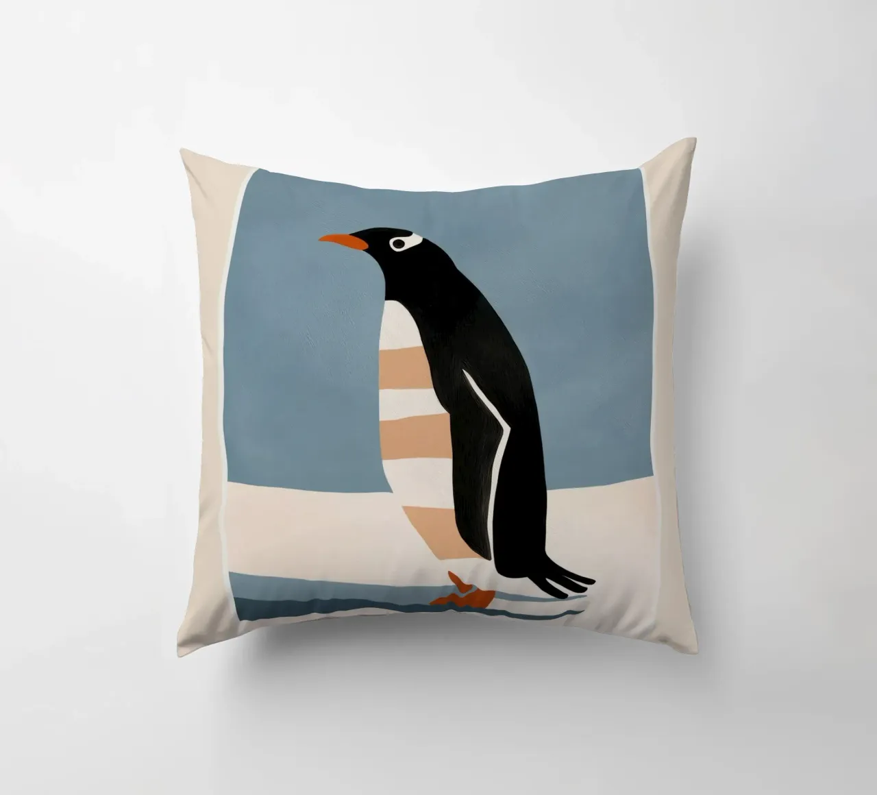 Penguin on Ice cuscino da cityart