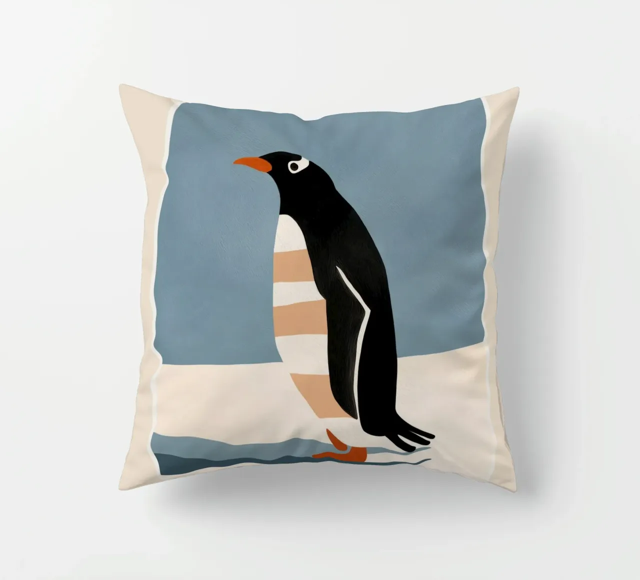 Penguin on Ice cuscino da cityart