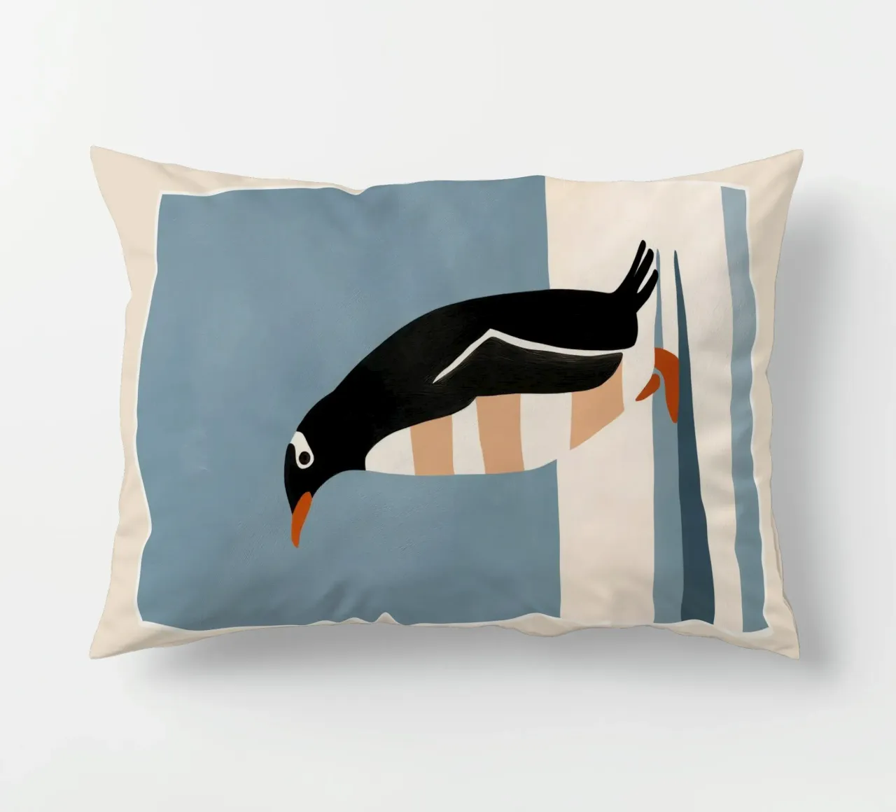 Penguin on Ice cuscino da cityart