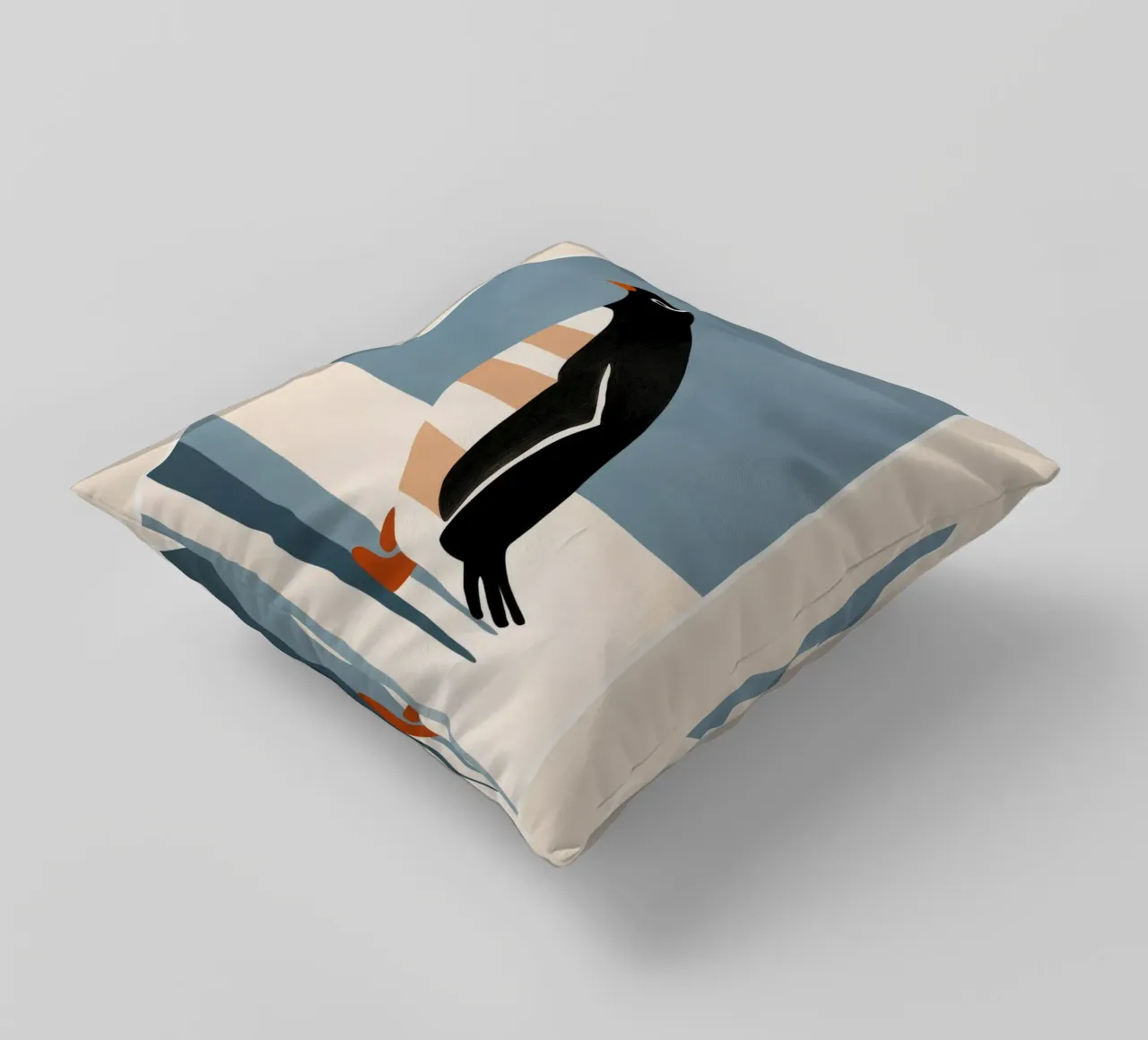 Penguin on Ice cuscino da cityart