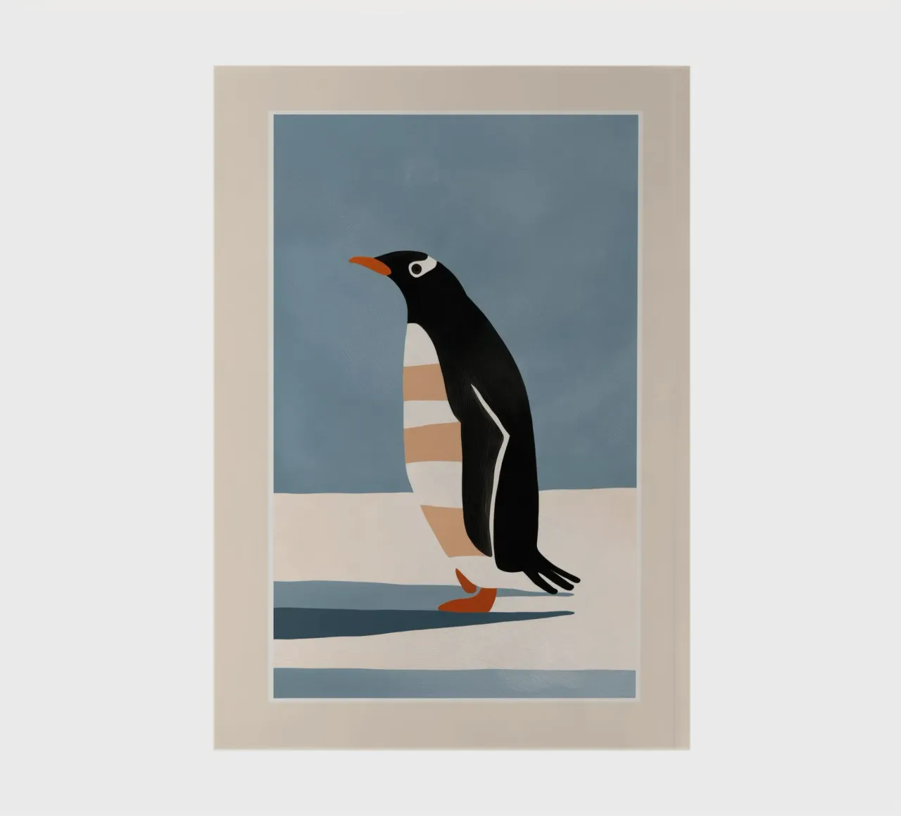 Penguin on Ice notebook by cityart