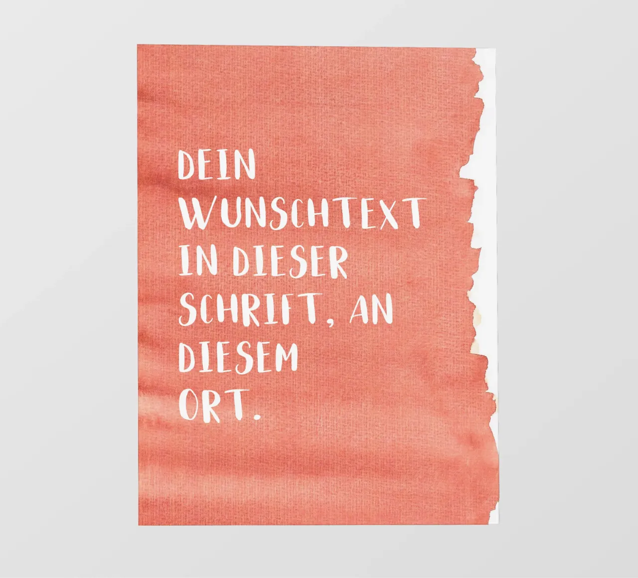 Wunschtext auf Wasserfarbe pellicola backlit da WORTSPIEL