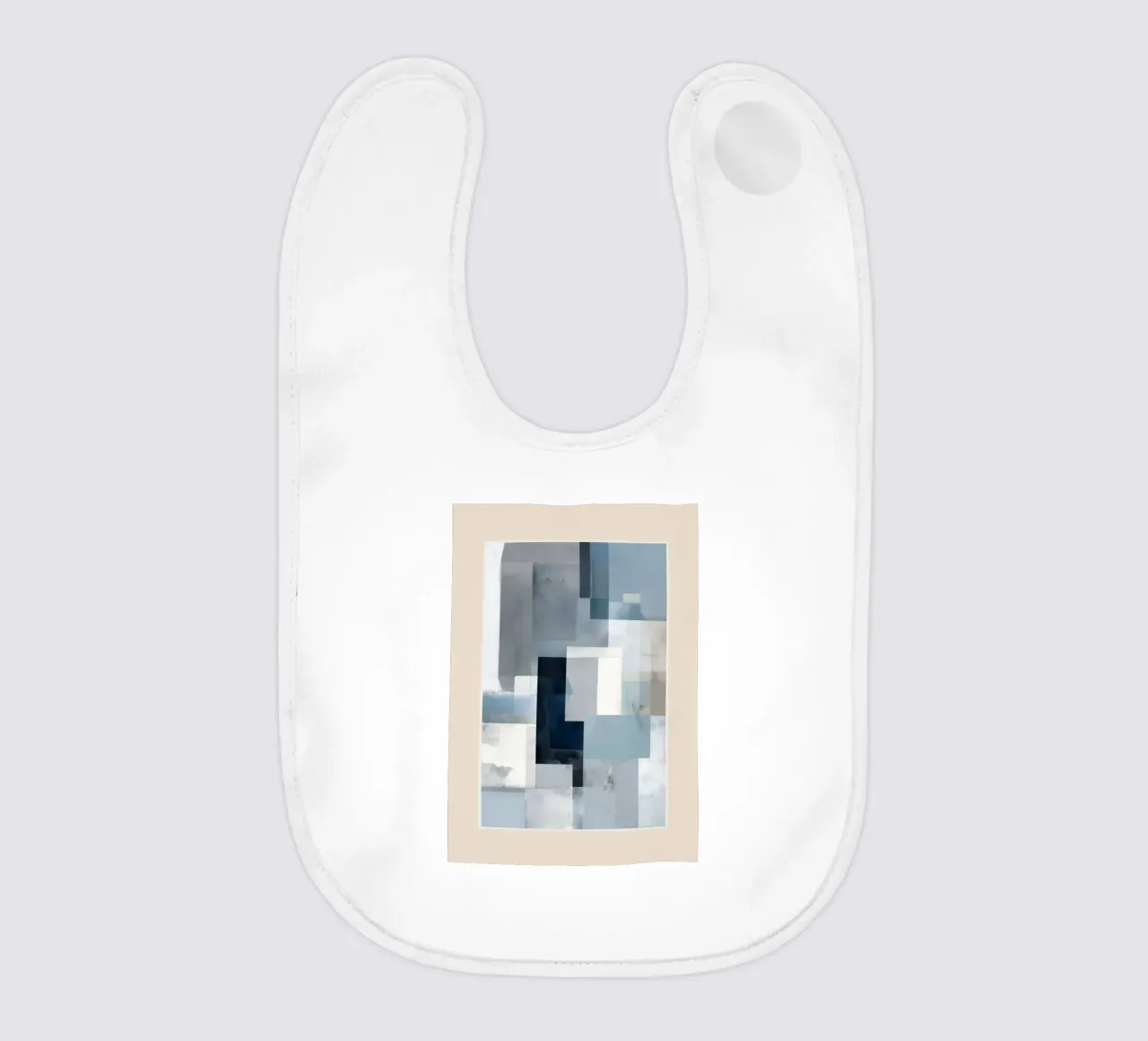 Soft Blue Forms I bavaglino da cityart