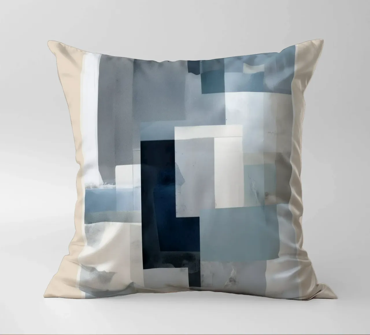 Soft Blue Forms I cuscino da cityart